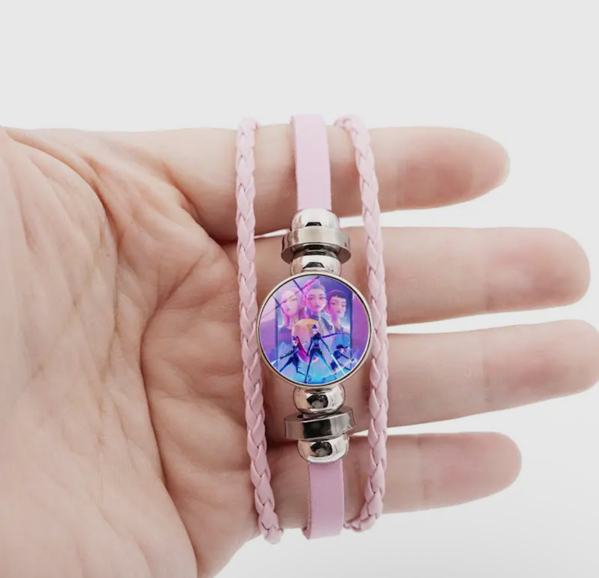 K-Pop Braided Leather Bracelet