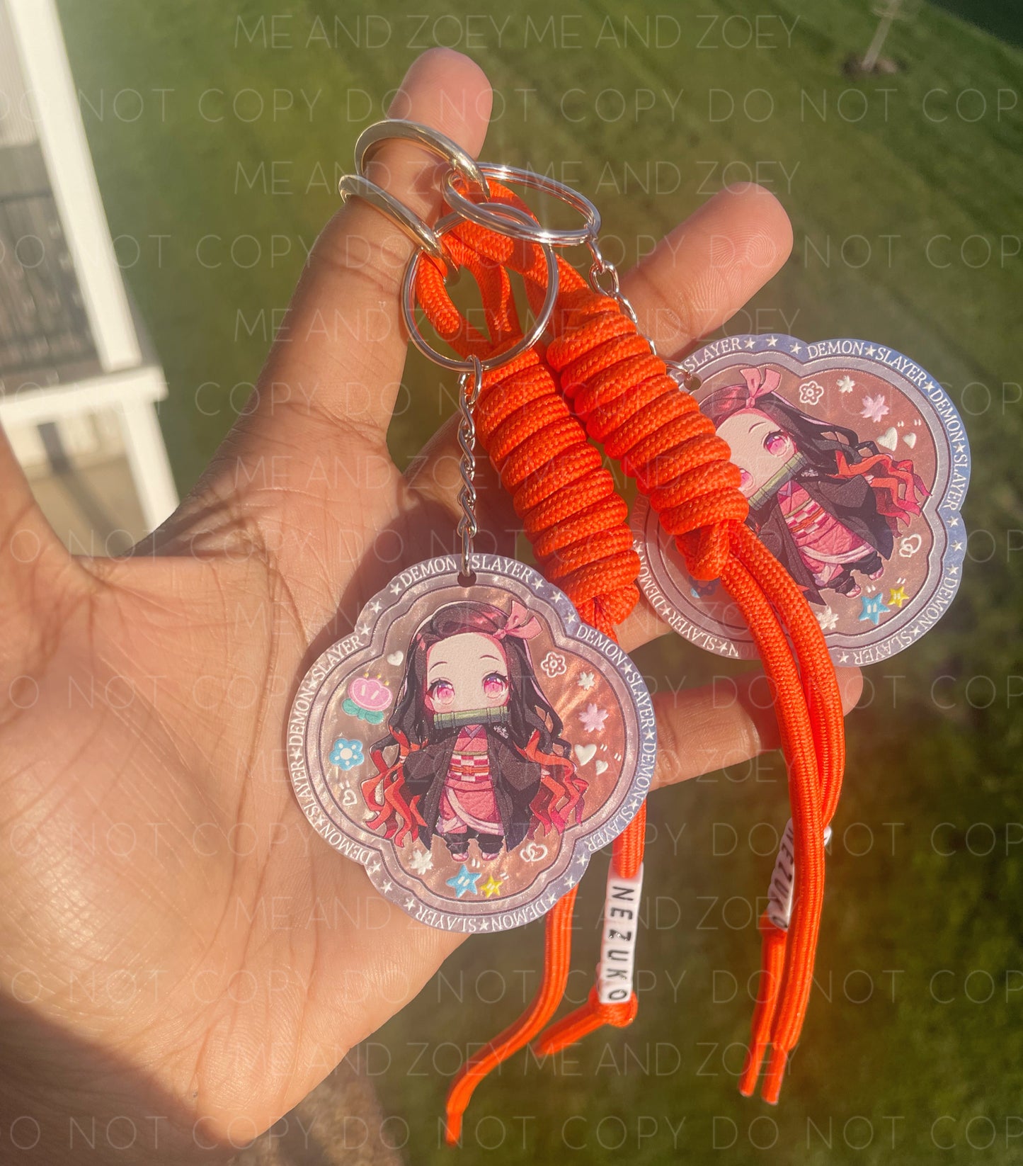 Bamboo Girl Keychain