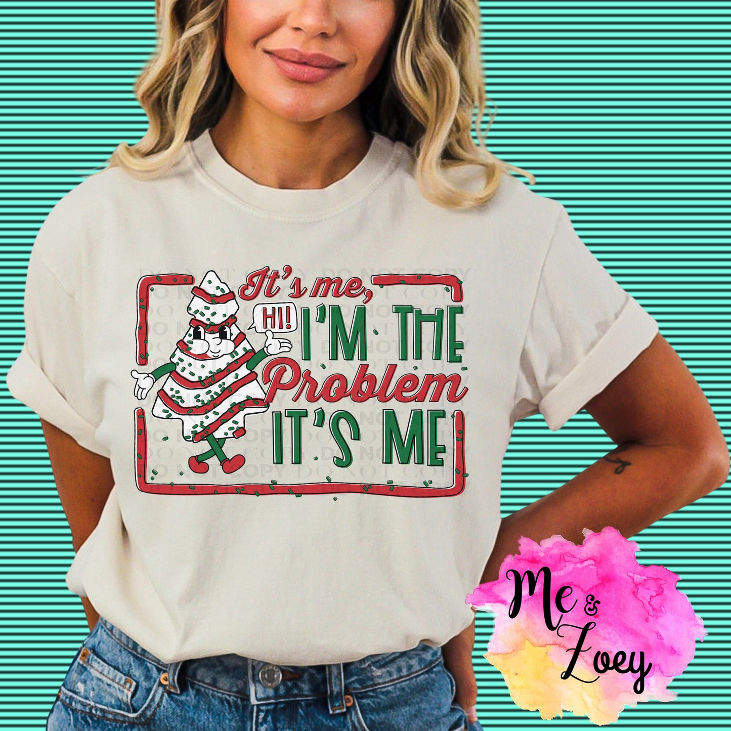 Christmas Cake Graphic Tee - MeAndZoey