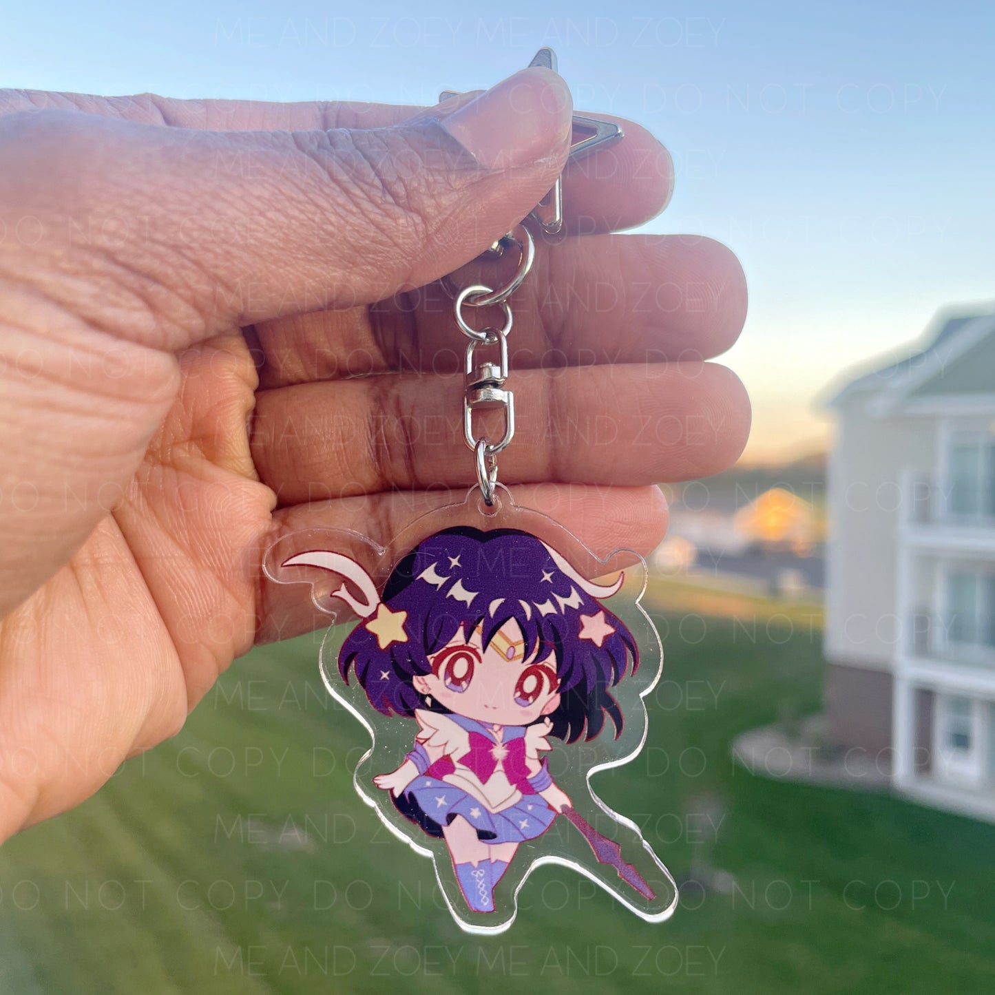 Moon Girls Keychain