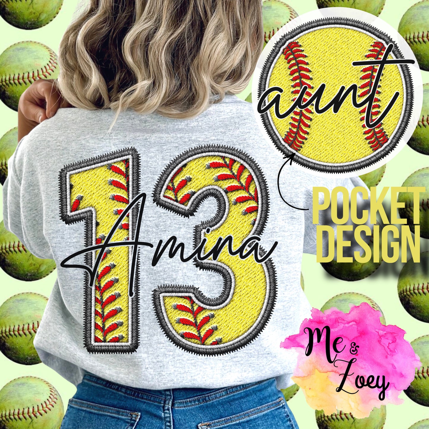 Personalized Sprorts Graphic Sweatshirt - MeAndZoey