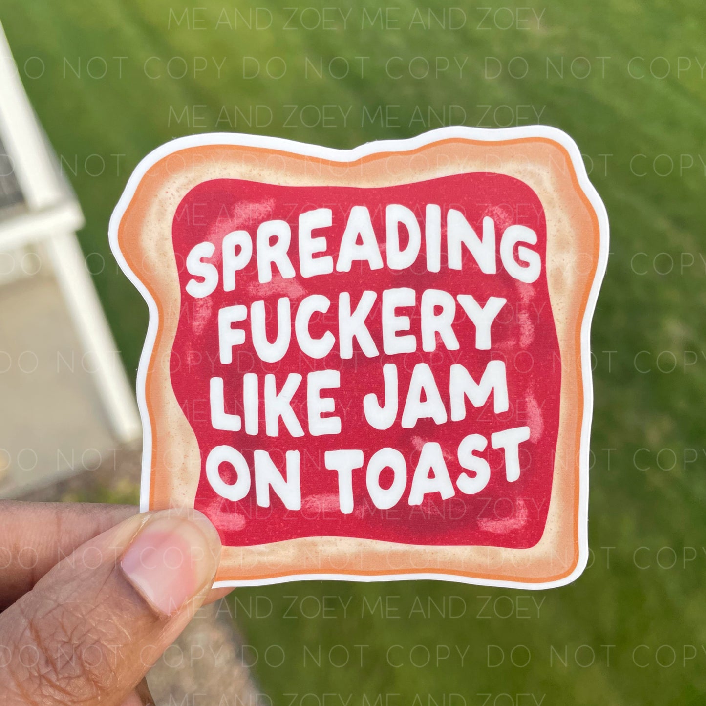 Spreading Fuckery | Premium Vinyl Sticker | Water-Resistant