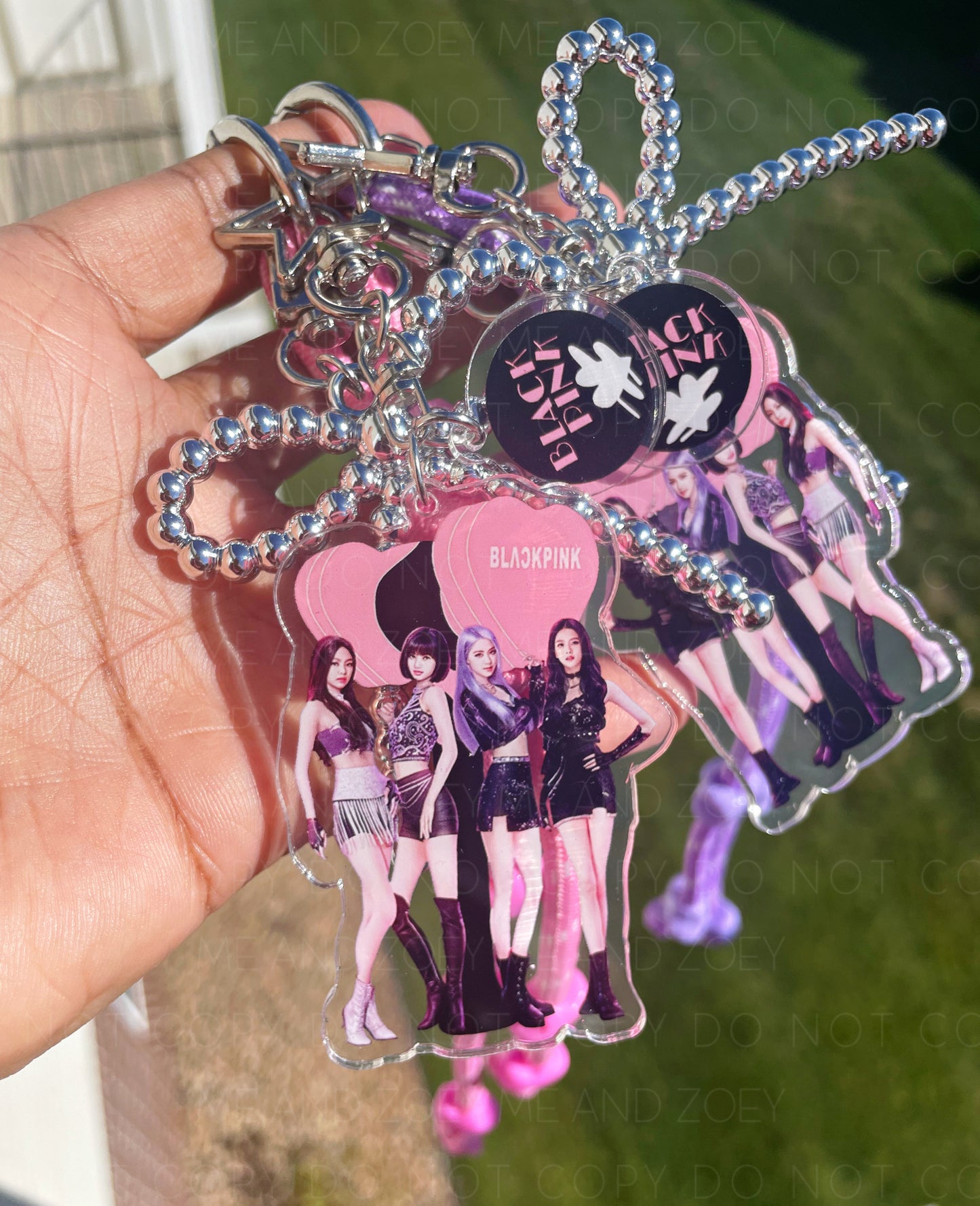 Black P!ink Keychain | Fun Keychain Accessories