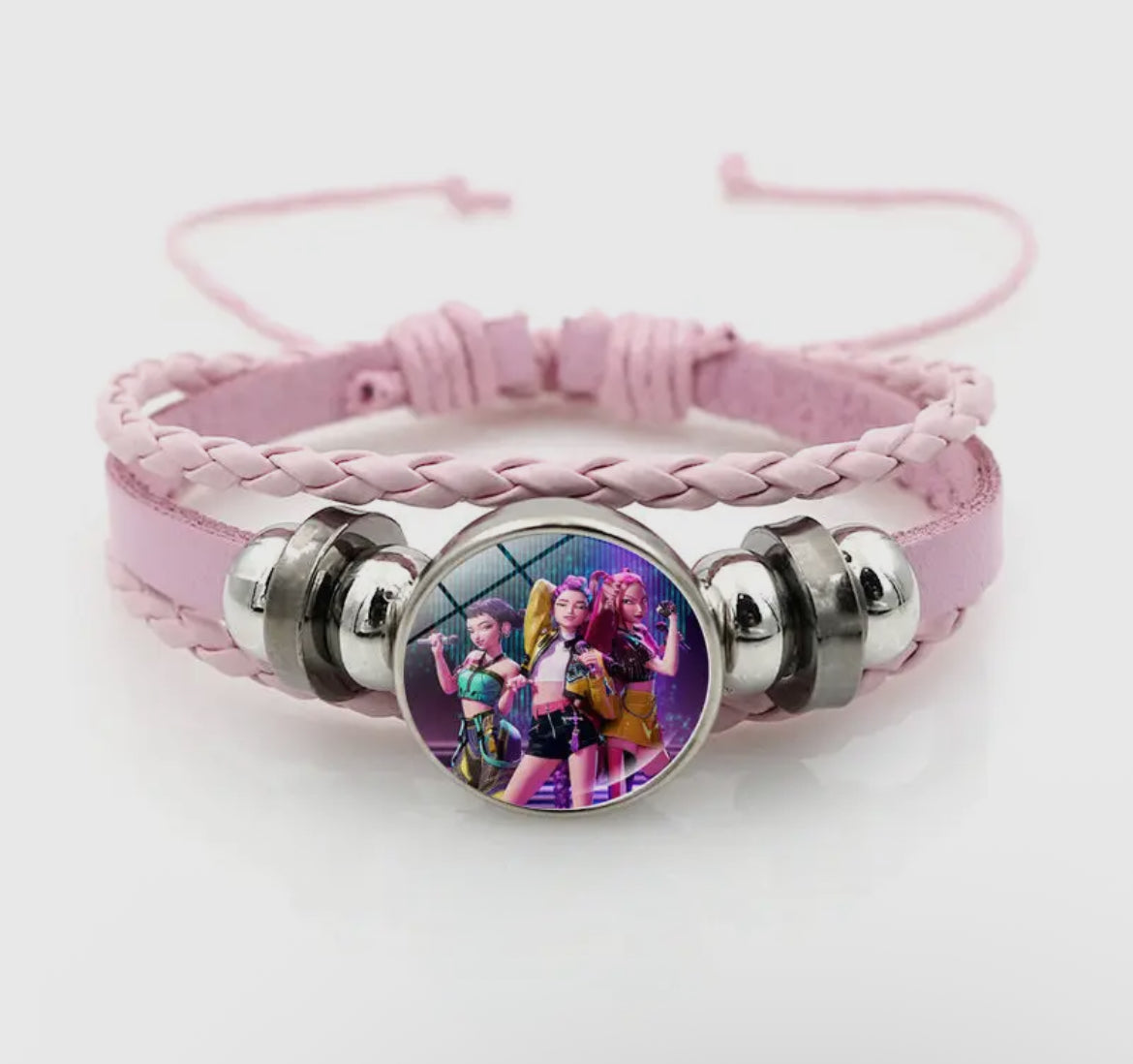 K-Pop Braided Leather Bracelet