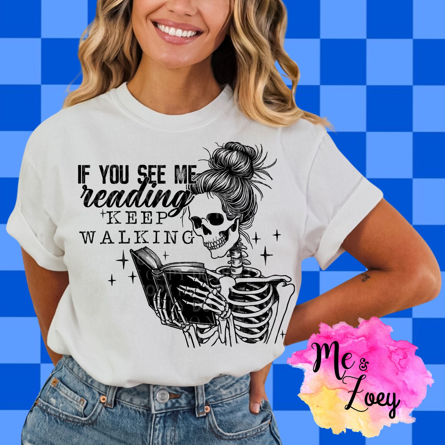 If You See Me Reading, Keep Walking Graphic Tee - MeAndZoey