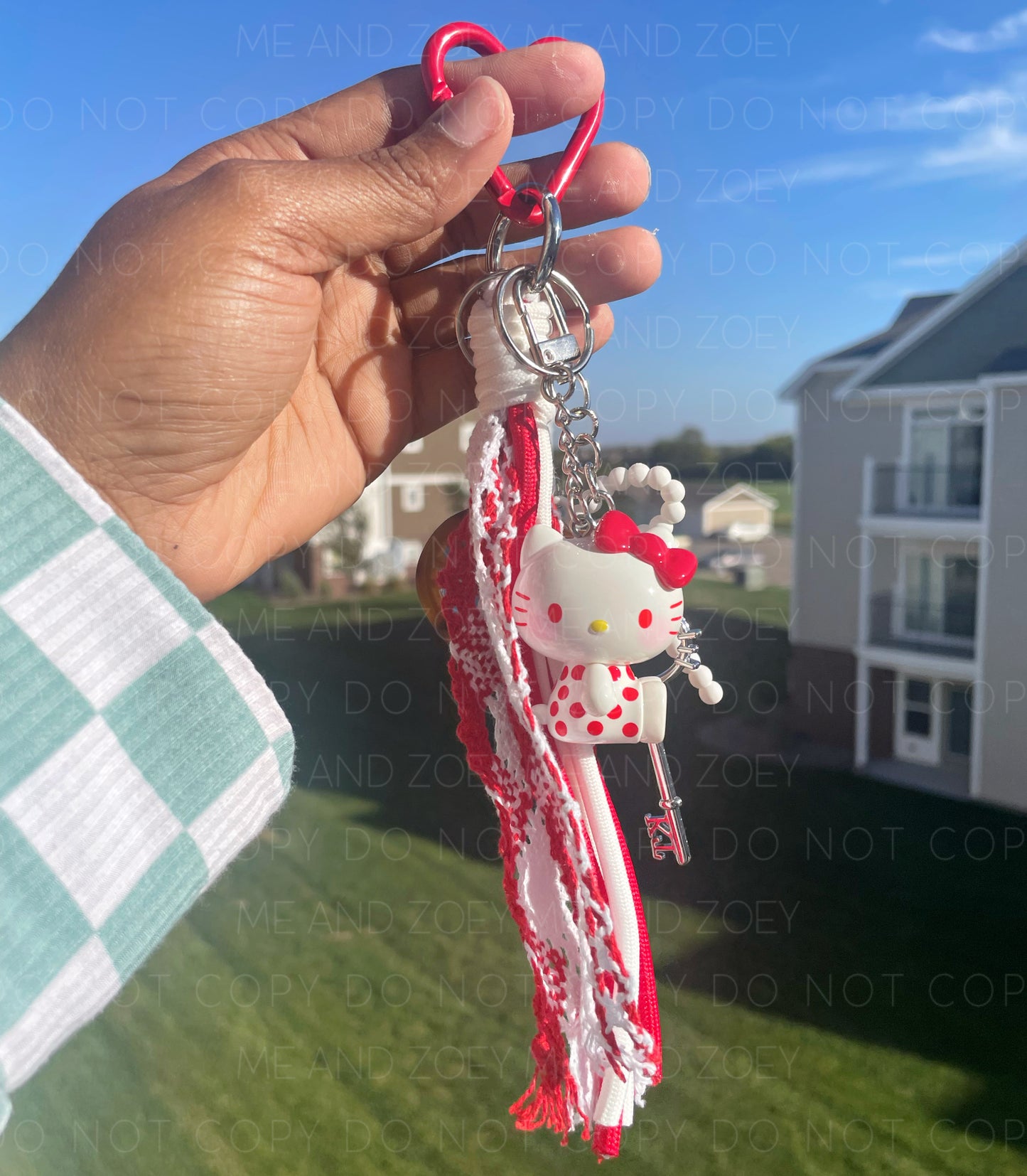 Cute Kitty Mixed Charms Keychain | Fun Keychain Accessories
