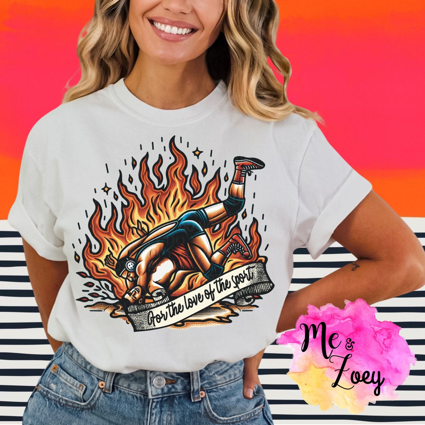 For the Love Of Sports Graphic Tee - MeAndZoey