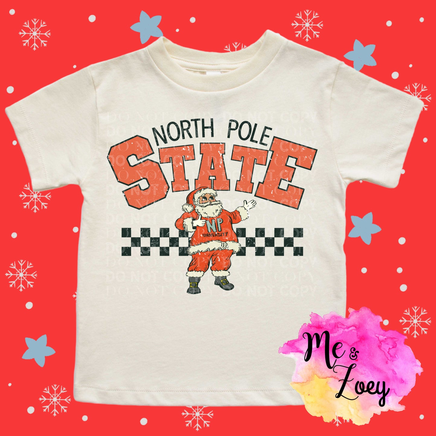 North Pole State Graphic Tee - MeAndZoey