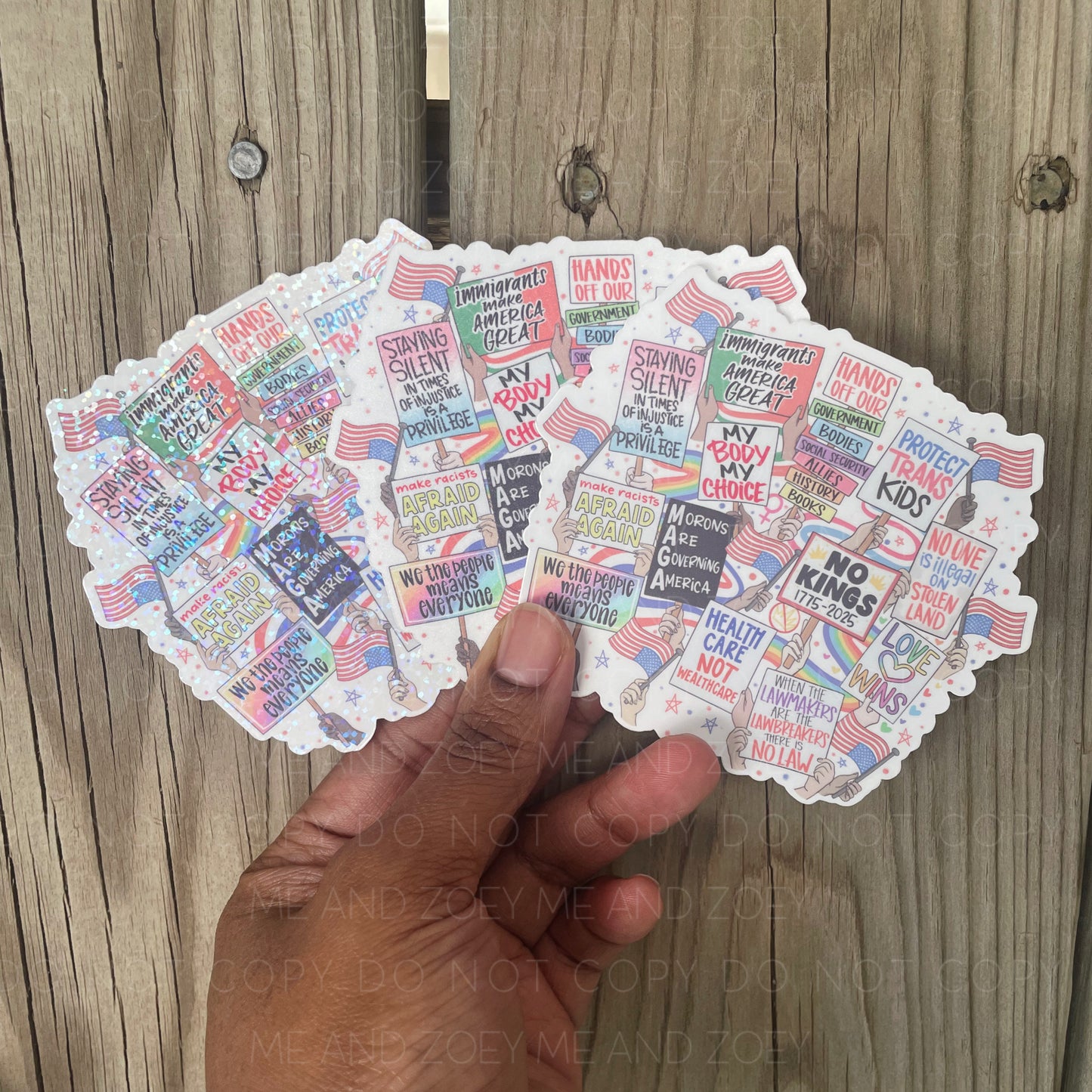 Our America | Premium Vinyl Sticker | Water-Resistant