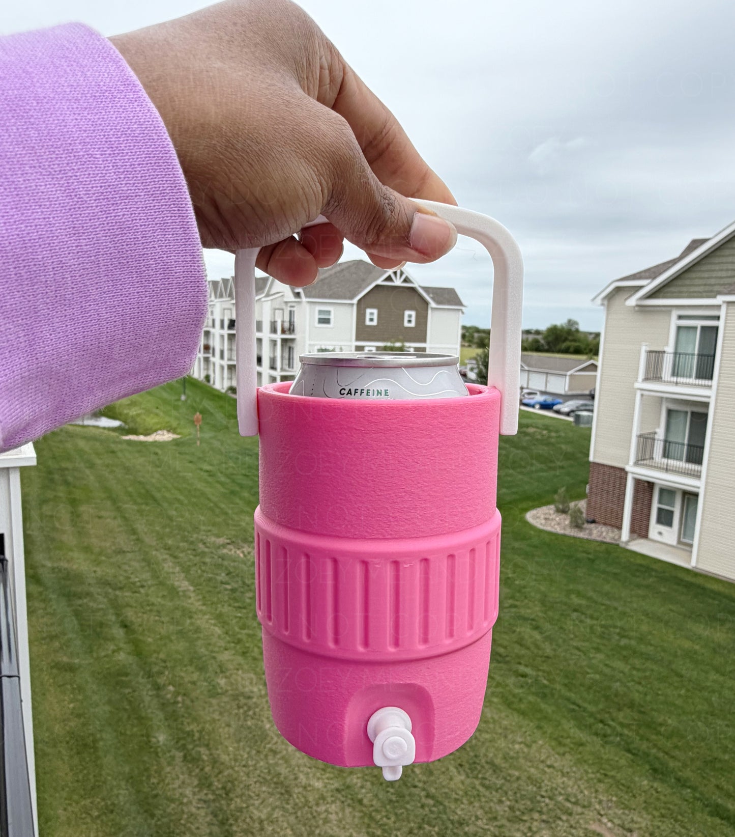 3D Printed 12oz Can Holder Tumbler with Straw Lid | Soda & Seltzer Can Cozy | 4 WEEKS FROM CLOSING - MeAndZoey