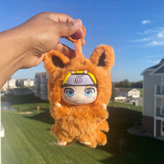Cute Anime-Inspired Plush Keychain RTS