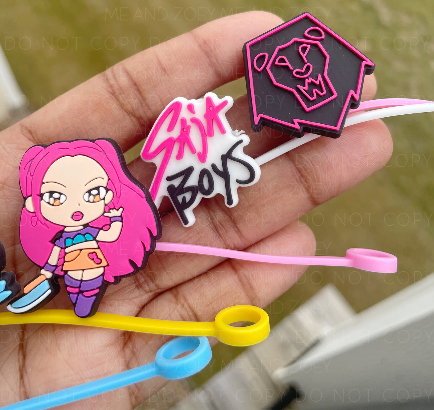 Straw Topper | Set of 5