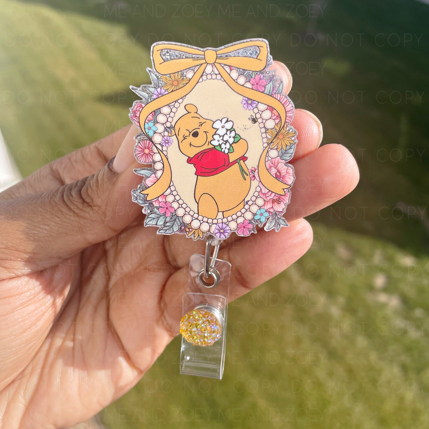 Honey Bear Badge Reels | Cute & Functional ID Holders