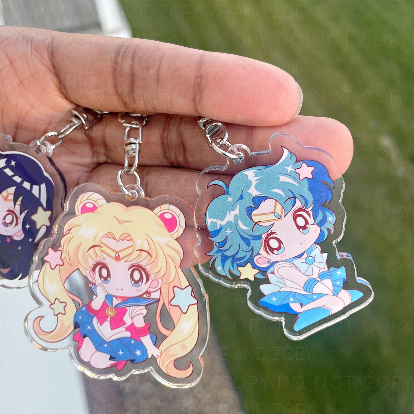 Moon Girls Keychain
