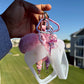 Hand Sanitizer Holder Junk Charm Keychain