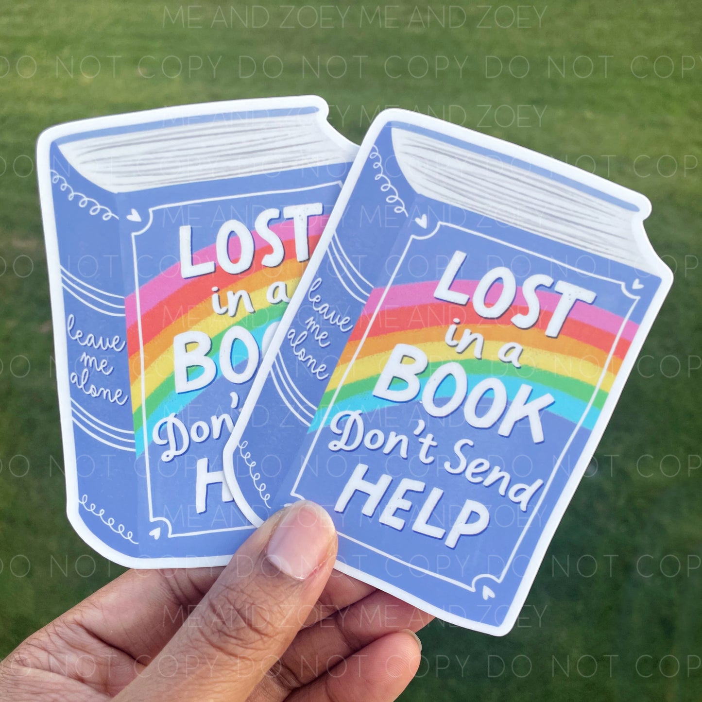 Lost In A Book | Premium Vinyl Sticker | Water-Resistant