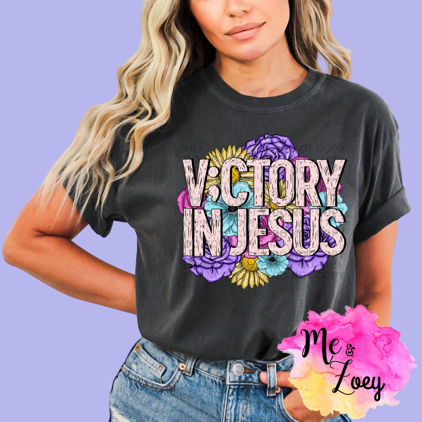 Victory In Jesus Graphic Tee - MeAndZoey
