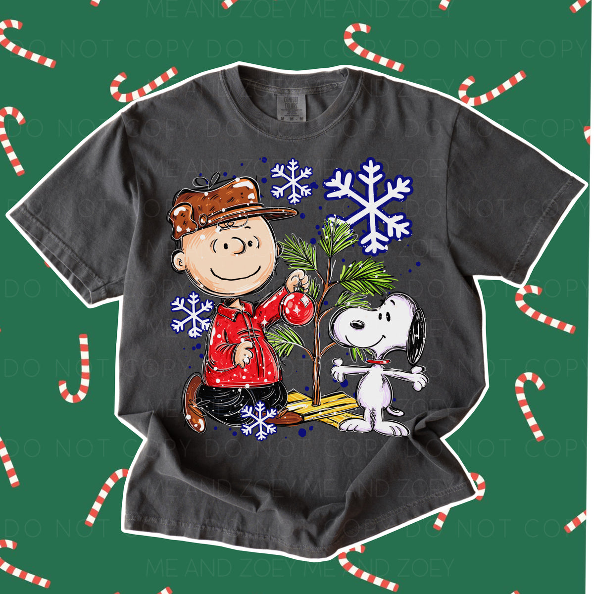 Christmas Graphic Tee | Holiday T-Shirt | Festive Christmas Shirt - MeAndZoey