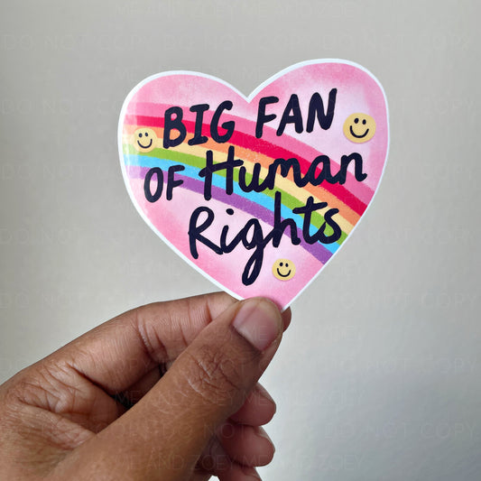 Human Rights | Premium Vinyl Sticker | Water-Resistant
