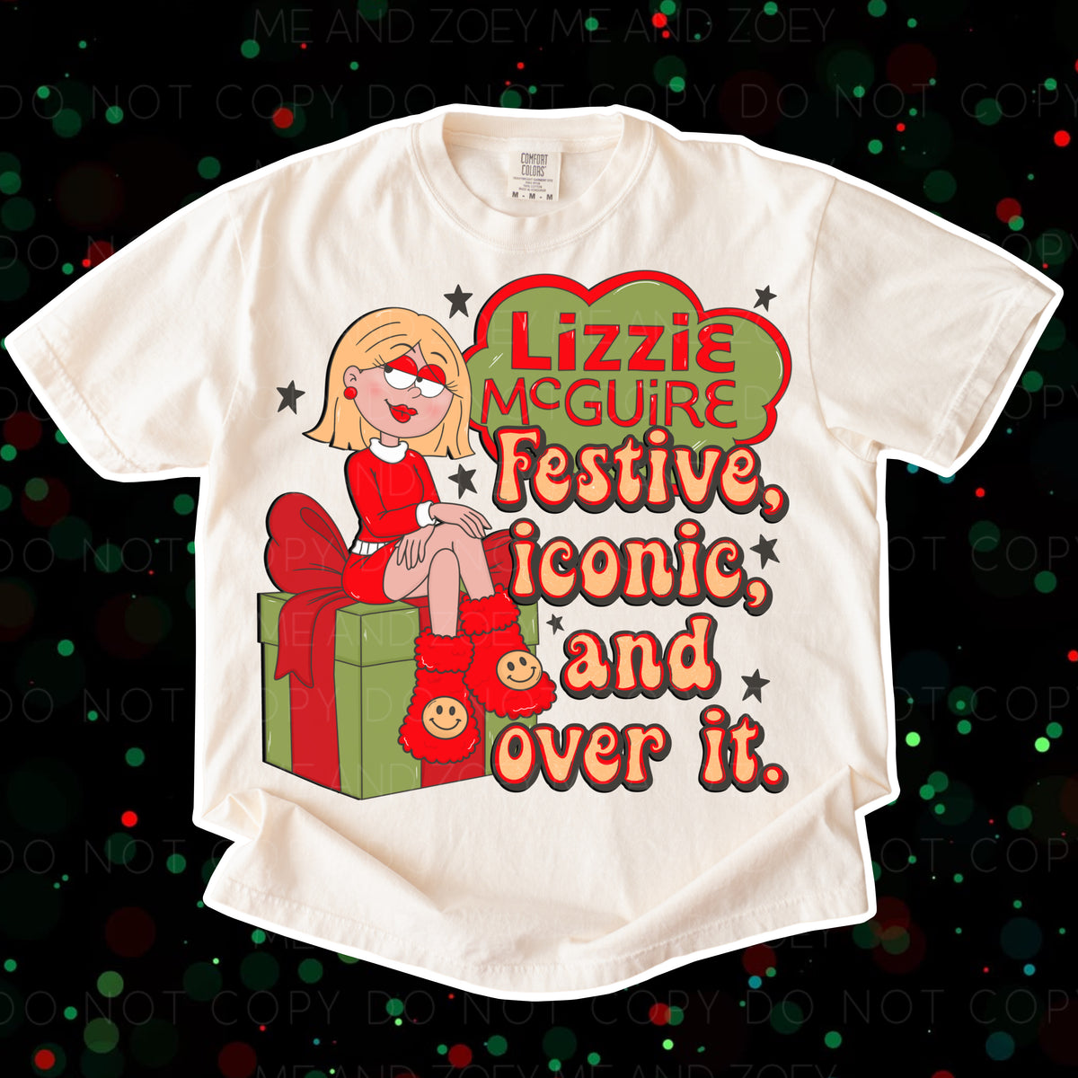 Festive, Iconic & Over It Graphic Tee | Y2K Holiday Style