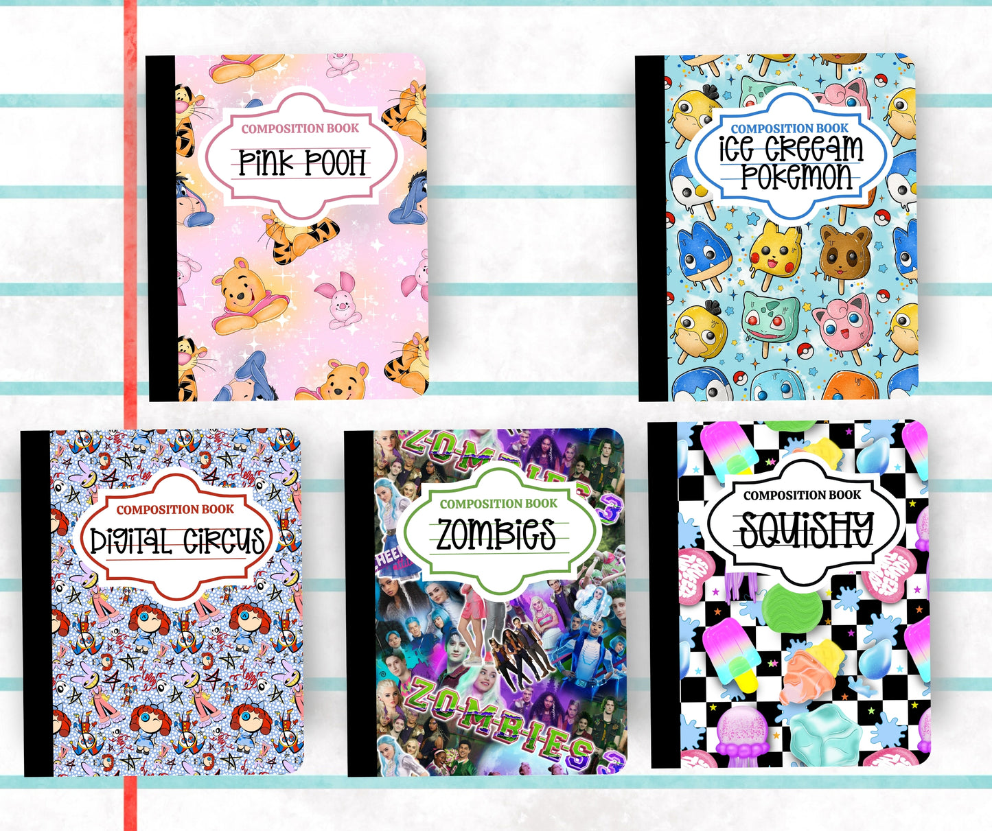Custom Composition Notebook | Personalized School Notebook
