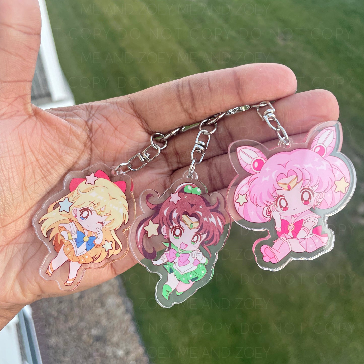Moon Girls Keychain