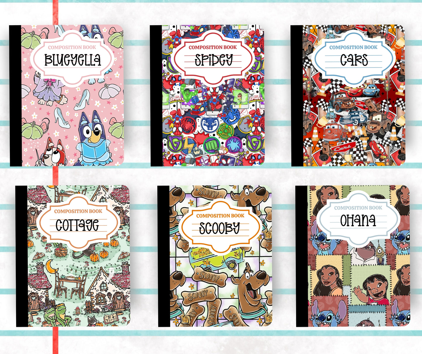 Custom Composition Notebook | Personalized School Notebook