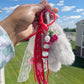 Fluffy Bunny Keychain