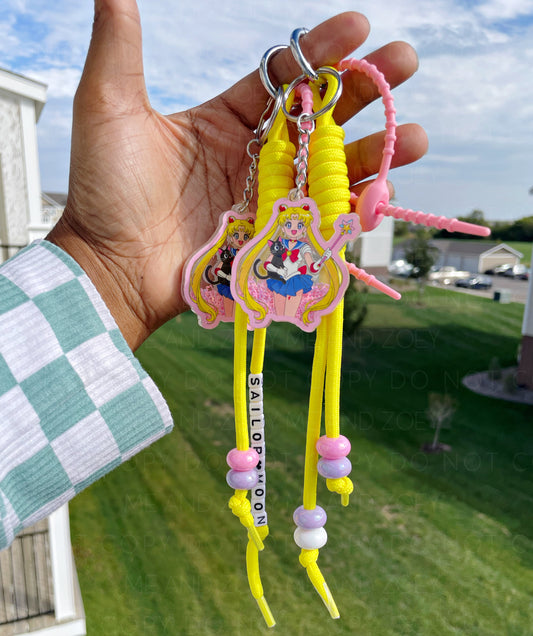 Moon Girl Shaker Keychain | Fun Keychain Accessories