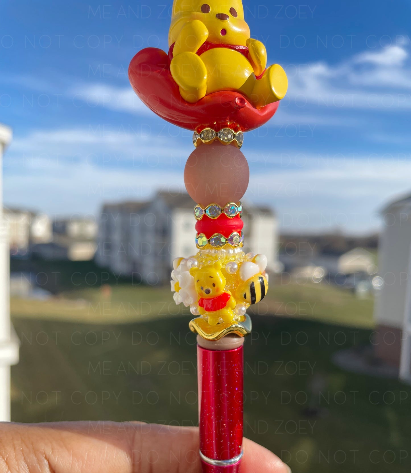 Love Honey Bear Beadable Pens (Includes 1 Refill)