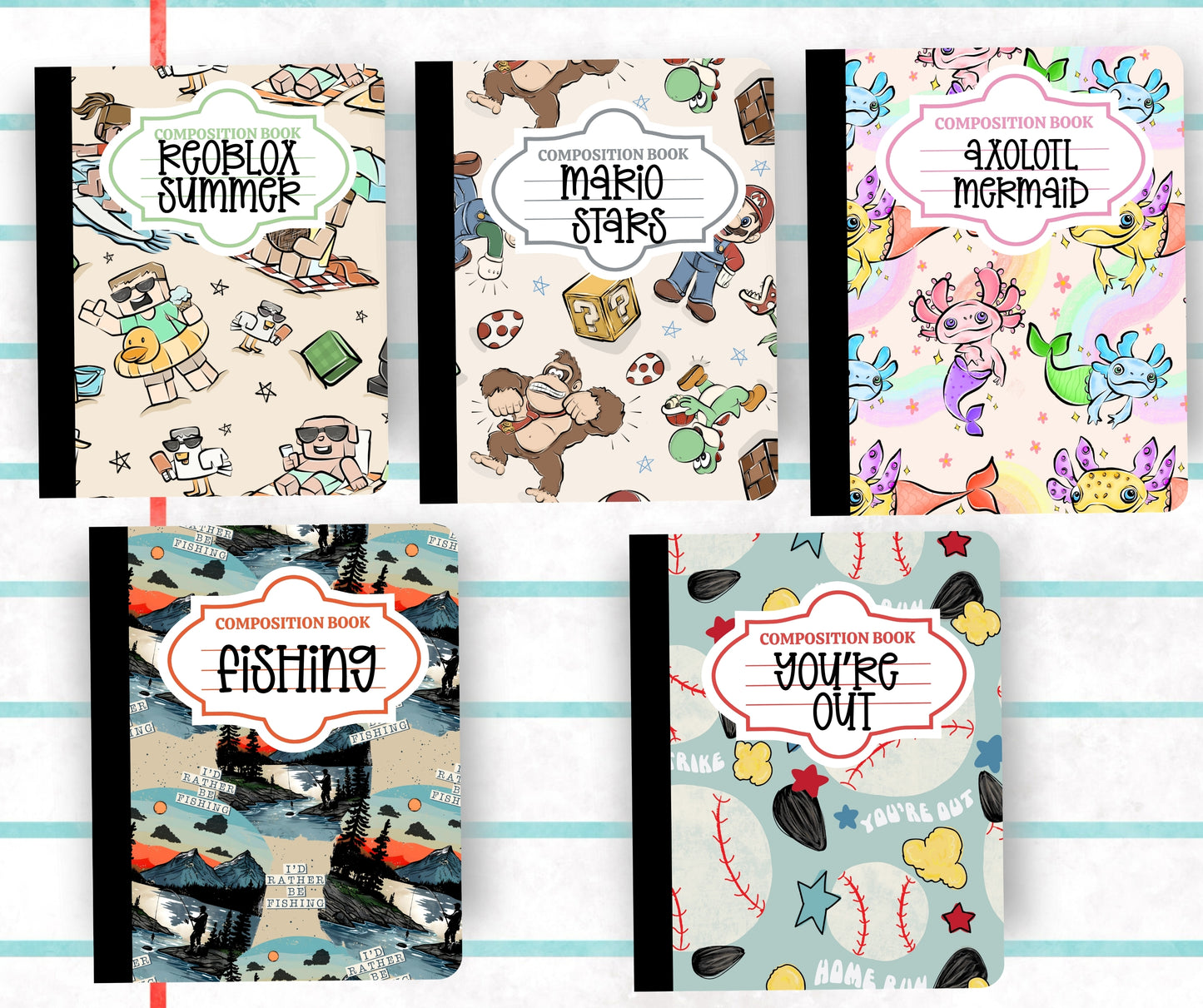 Custom Composition Notebook | Personalized School Notebook