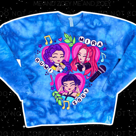 Hunter!x Graphic Tye Dye Sweatshirt