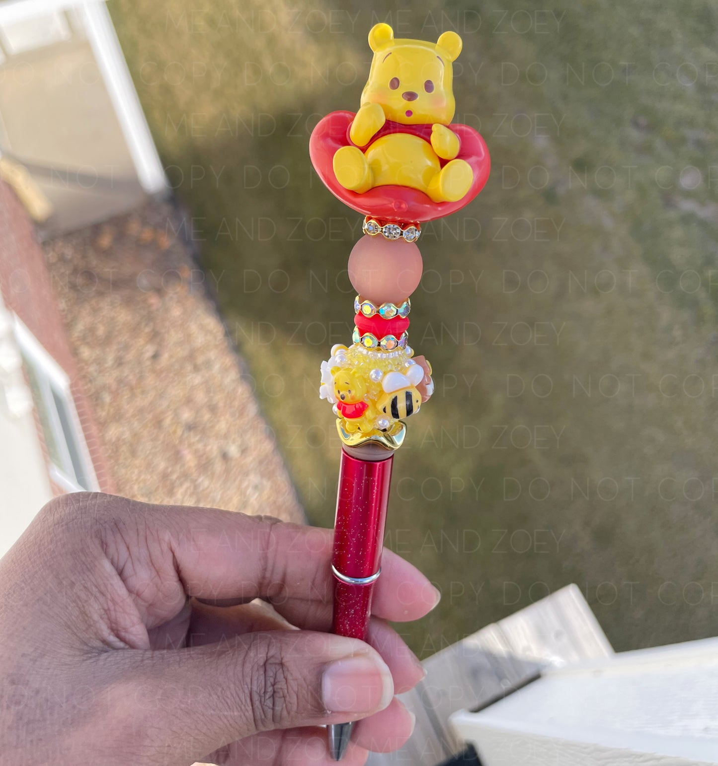 Love Honey Bear Beadable Pens (Includes 1 Refill)