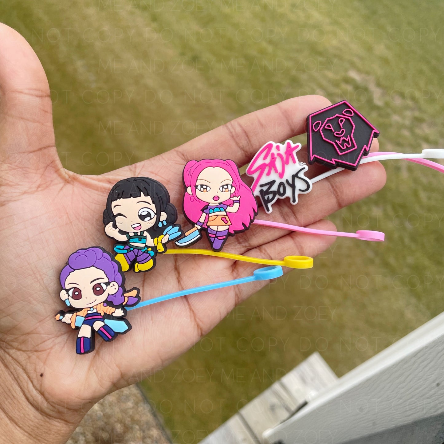 Straw Topper | Set of 5