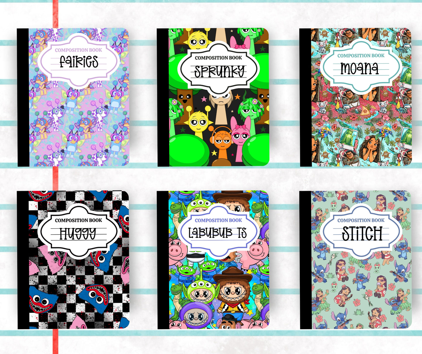 Custom Composition Notebook | Personalized School Notebook