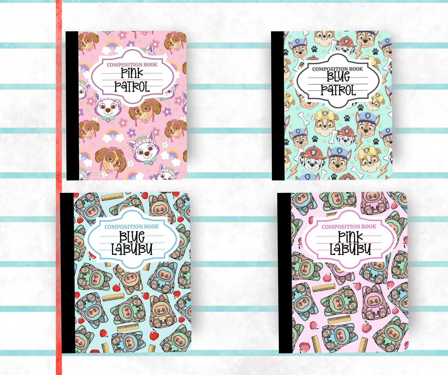 Custom Composition Notebook | Personalized School Notebook