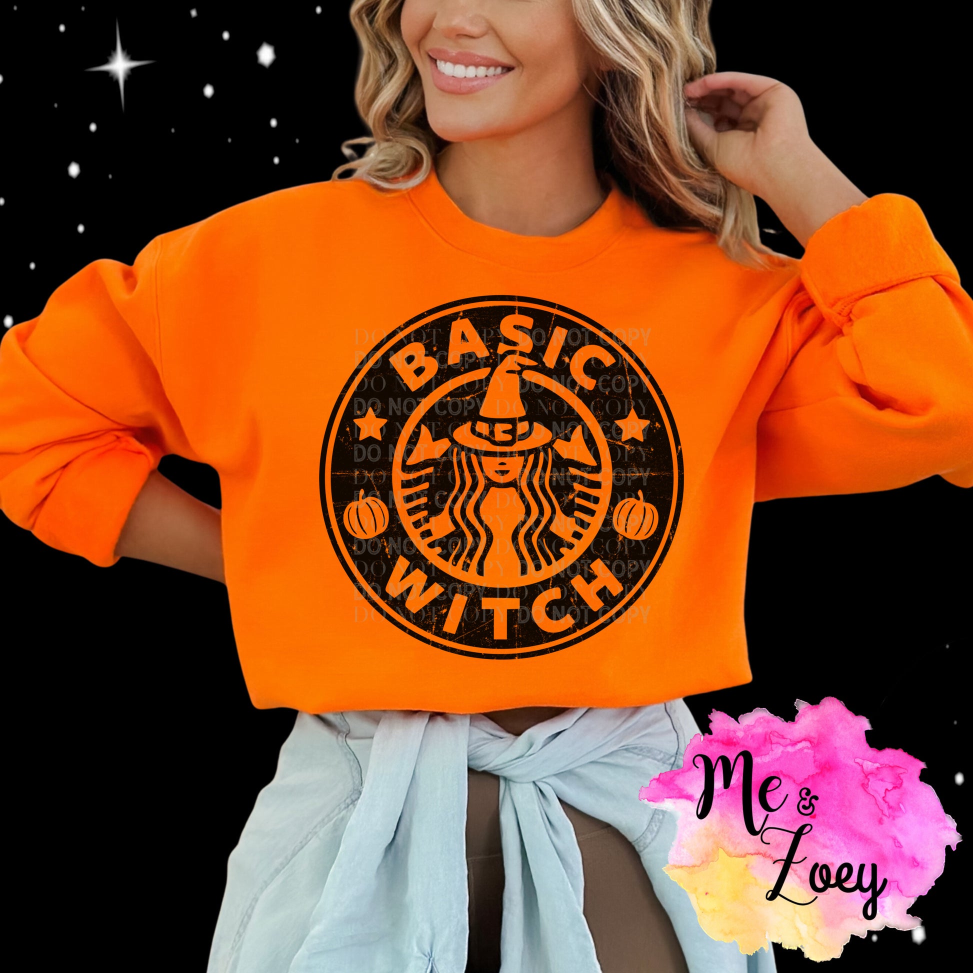 Basic Witch Graphic Sweatshirt - MeAndZoey