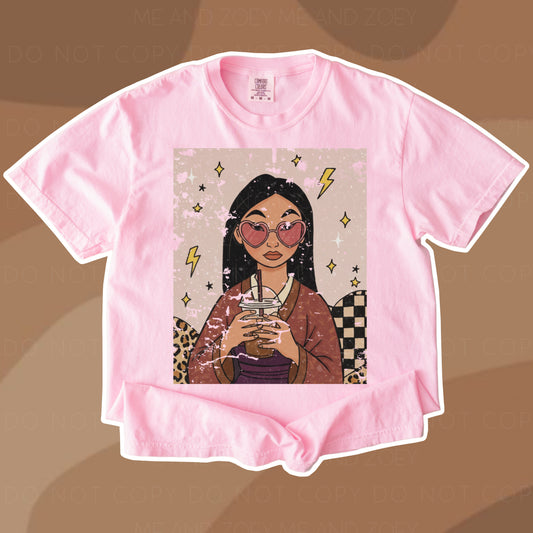 Princess Coffee Graphic Tee