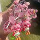 Strawberry Girl Keychain | Fun Keychain Accessories