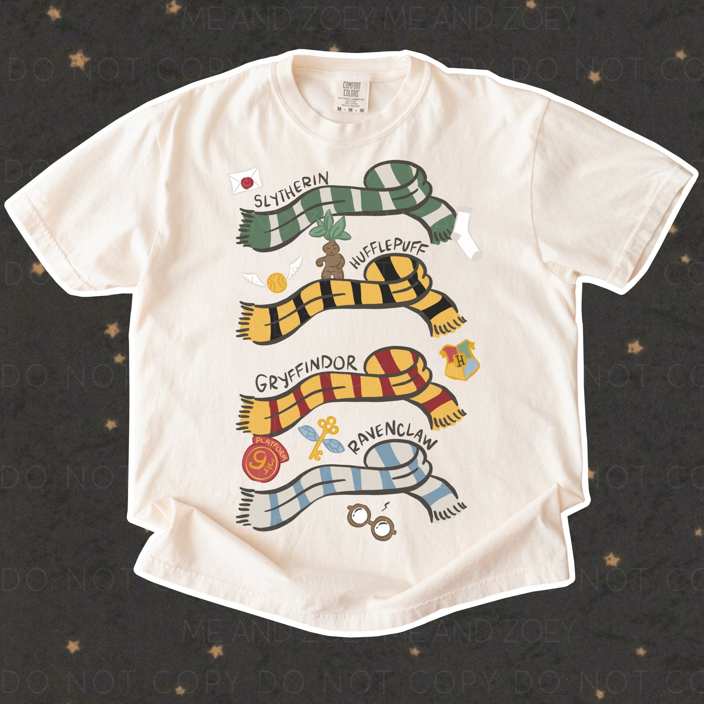 Wizard House Scarf Graphic Tee