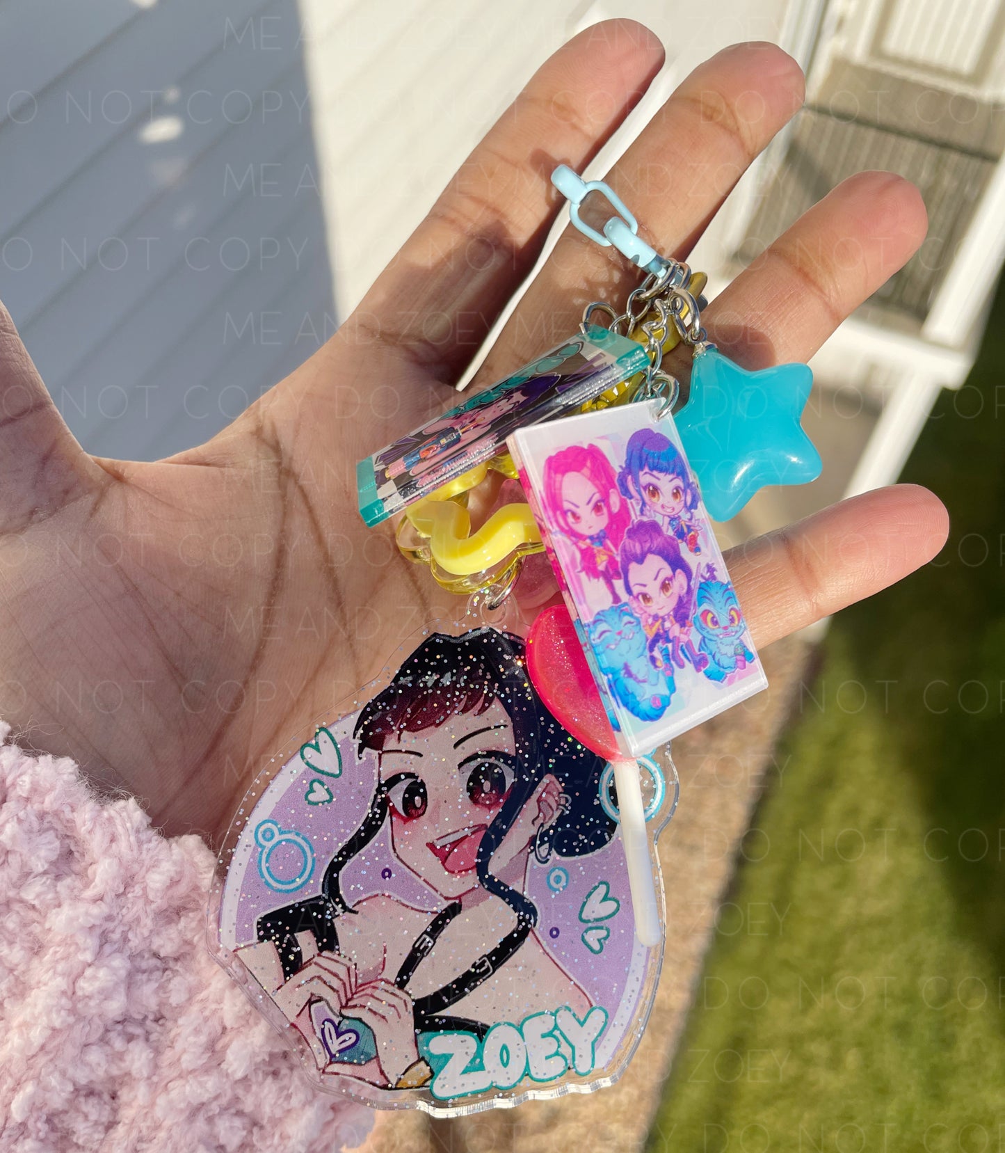 HUNTRA GIRLS Keychain | Fun Keychain Accessories - MeAndZoey