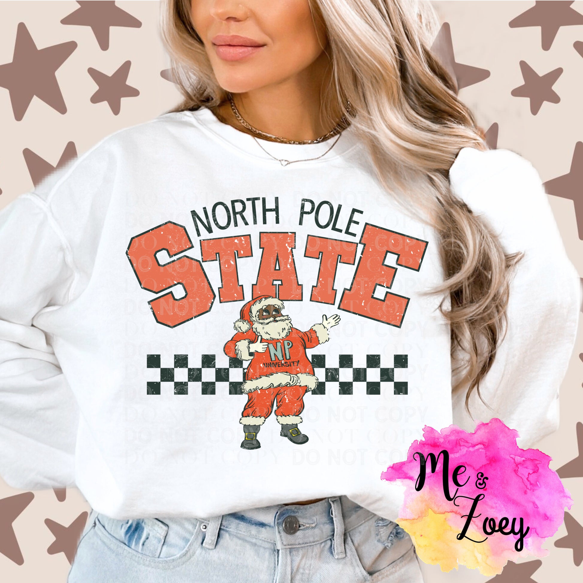 North Pole State Graphic Sweatshirt - MeAndZoey