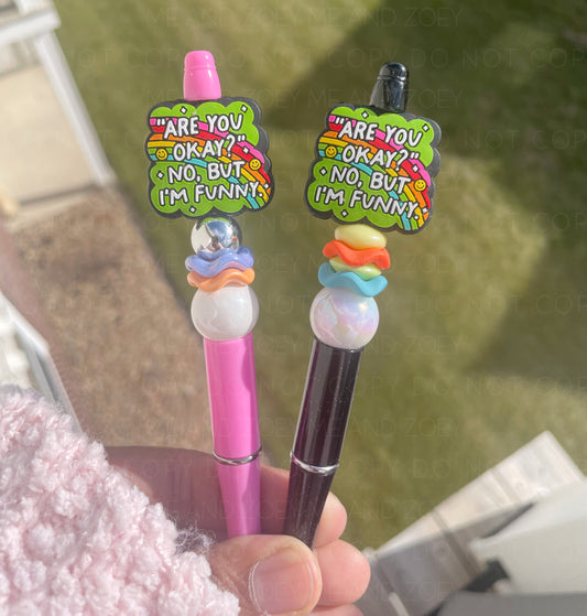 I’m Funny Beadable Pens (Includes 1 Refill)
