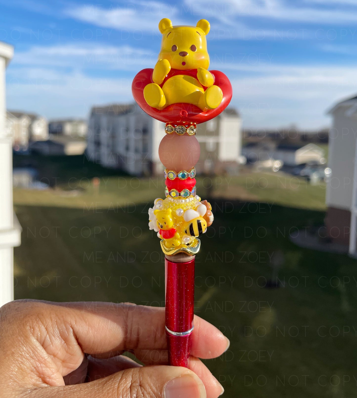 Love Honey Bear Beadable Pens (Includes 1 Refill)