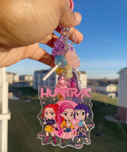 HUNTRA GIRLS Keychain | Fun Keychain Accessories