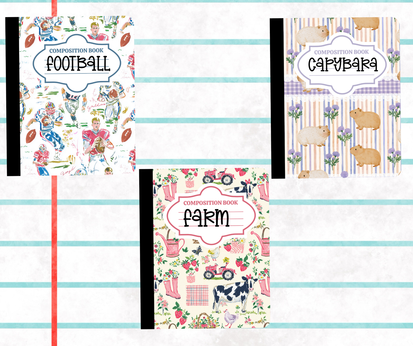 Custom Composition Notebook | Personalized School Notebook