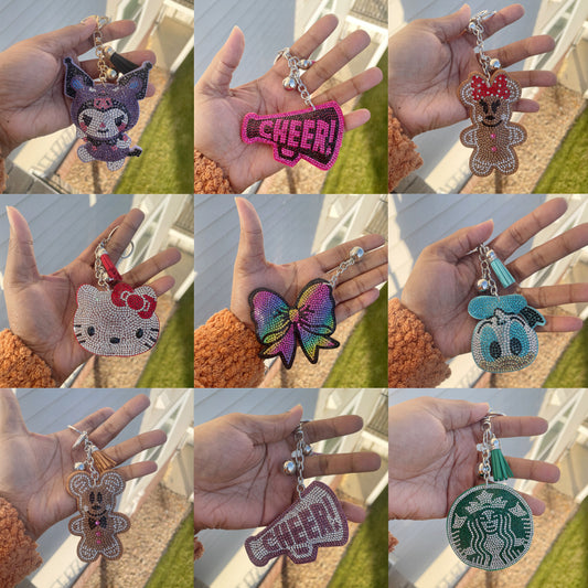 Sparkly Bling Keychain – Cute Accessory for Bags, Keys & Giftst