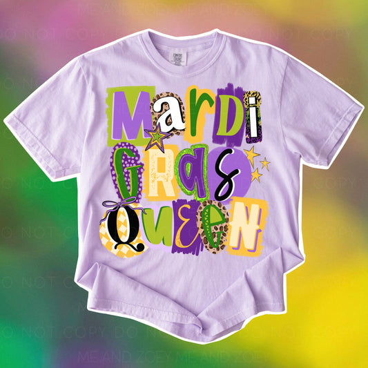 Mardi Gras Queen Graphic Tee