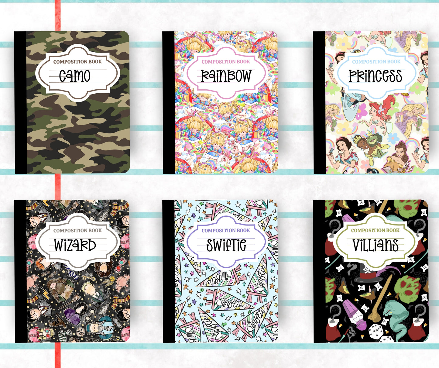 Custom Composition Notebook | Personalized School Notebook