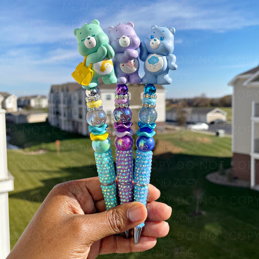 Rainbow Bears Beadable Pens (Includes 1 Refill)